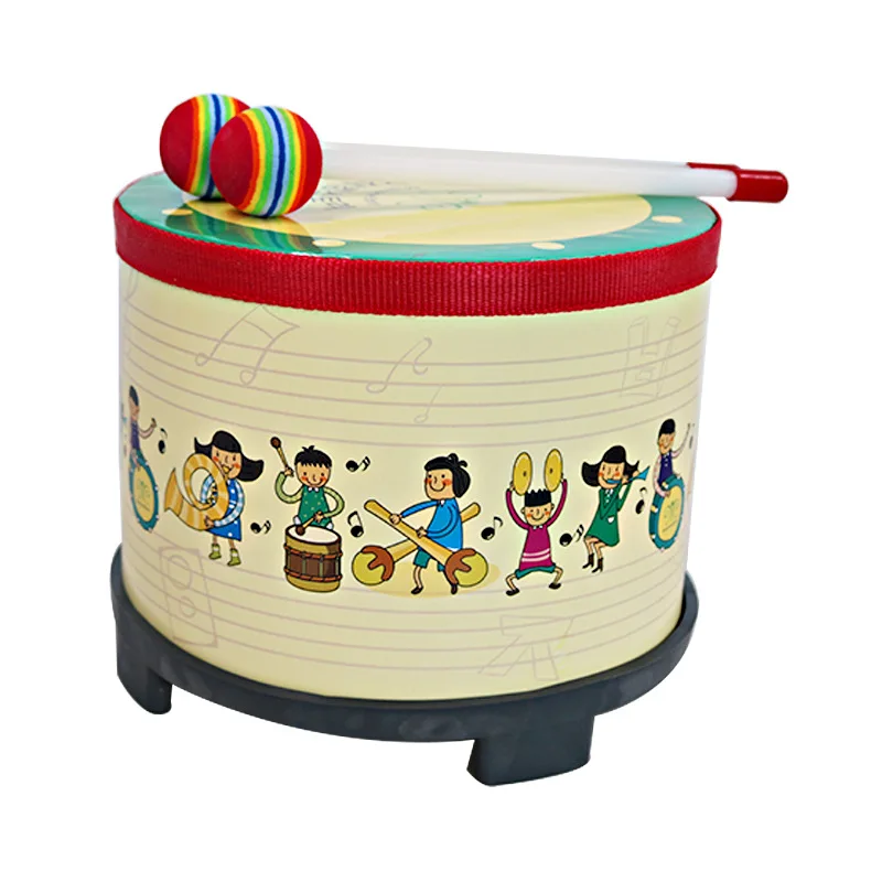 Kindergarten Game Drum Musical Game Instrument Kids Wooden Percussion