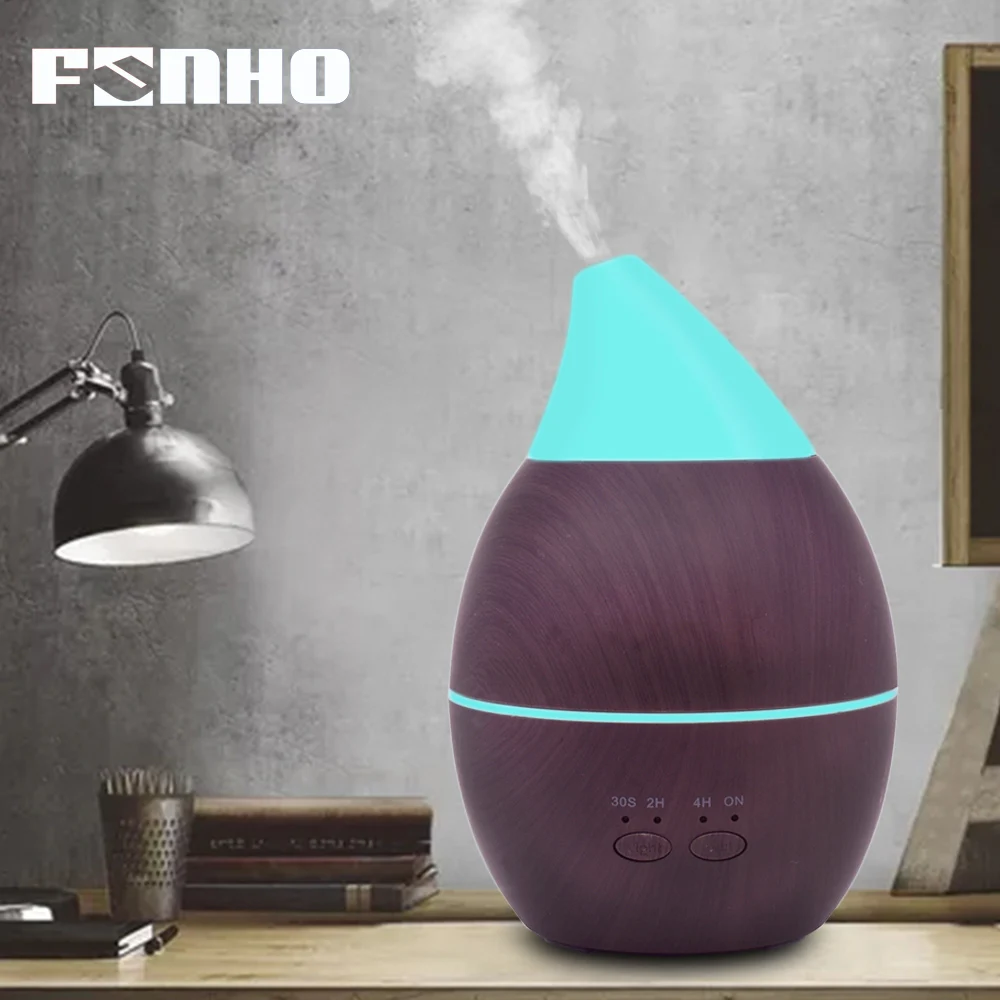 

FUNHO 300ml Aroma Essential Oil Humidifier Diffuser Ultrasonic Air Humidificador 7 Color Night Light Household Office 070