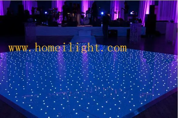 

Full Color RGB Led Starlit Dance Floor for wedding disco party dj