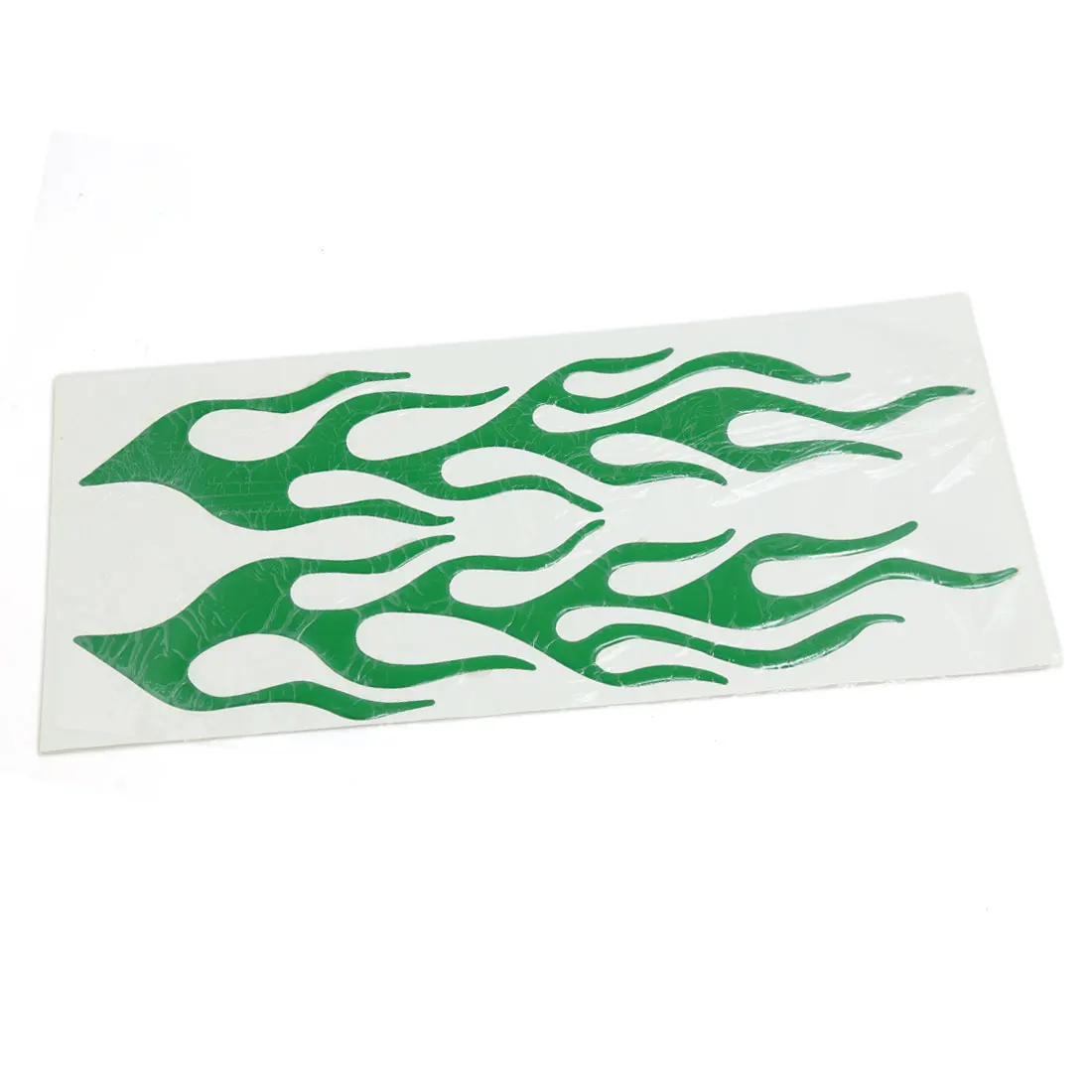 

X Autohaux Green Fire Flame 3D Style Car Body Sticker Decal Decor 29Cm X 5.5Cm
