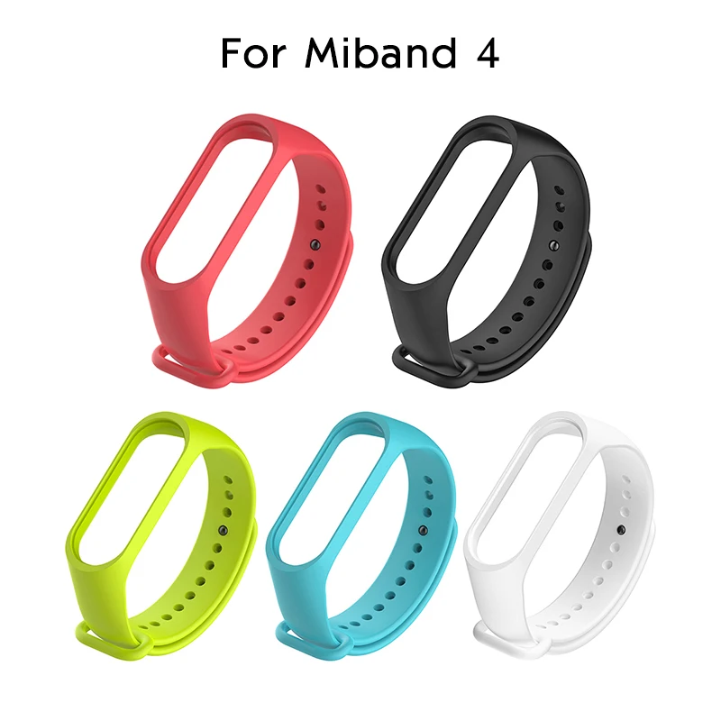 Силиконовый ремешок на запястье браслет ремень для Xiaomi Mi Band 4 браслеты Global Smart watch