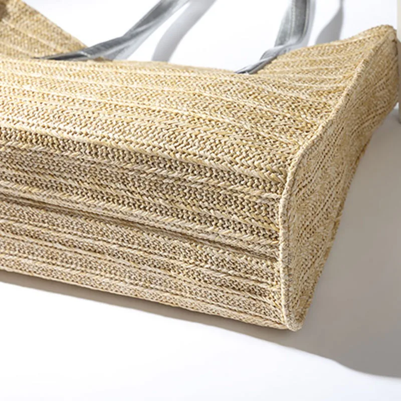 Women Summer Beach Handbag Bohemian Large Capacity Lady Straw Bags Travel Female Weave Shoulder Bag Casual Knitted Tote SS3029 (11)