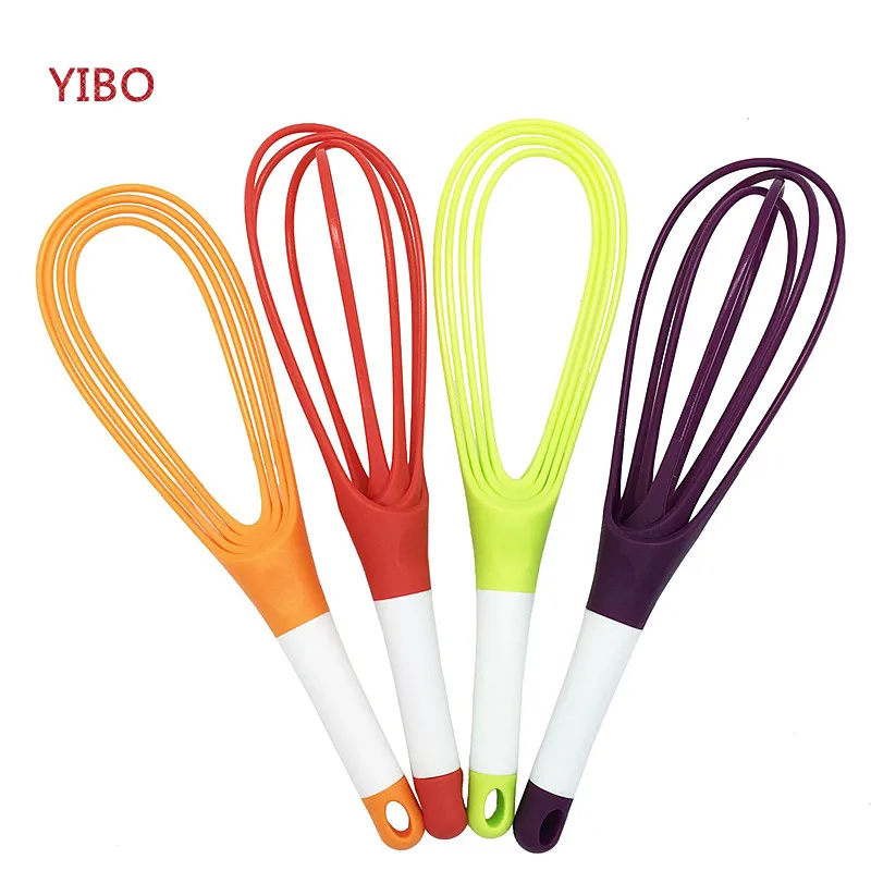 

YIBO Candy-colored dual-use egg blender creative kitchen cooking gadgets manually stir cream and dough mixer baking tools