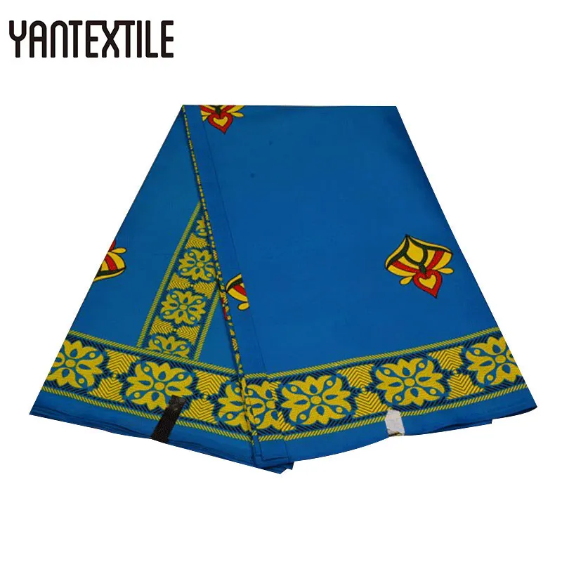 

YANTEXTILE Java Wax print Fabric Beauty Design Ankara Fabric African Real Wax 2019 Batik Tissu Block Print African Wax Fabric