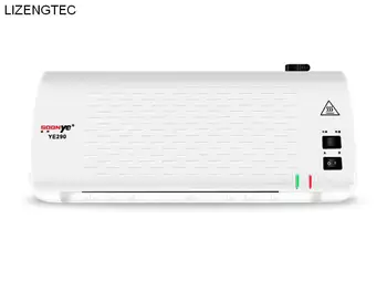 

Free Shipping Ultrathin Professional Office Hot and Cold 4 Roller Laminator Machine for A4 Paper Document Photo