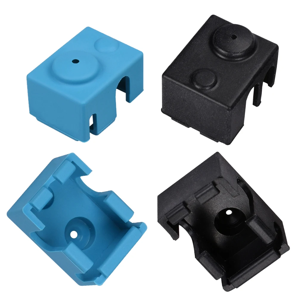 

BIQU V6 Silicone Sock for V6 Original Aluminum Block Socks Black Silicone case Sleeve RepRap Bowden Direct Extruder 1.75/3.0mm