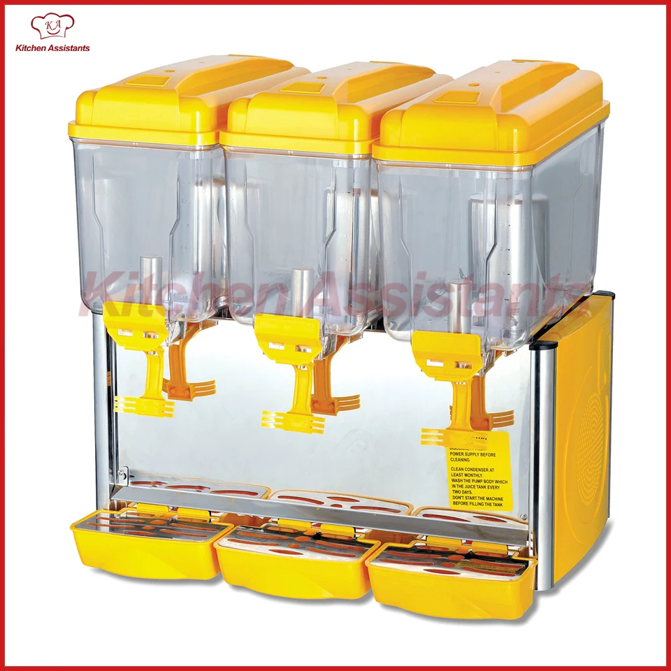 

PL351A fruit Juice dispenser machine with mixing function with 3 tanks