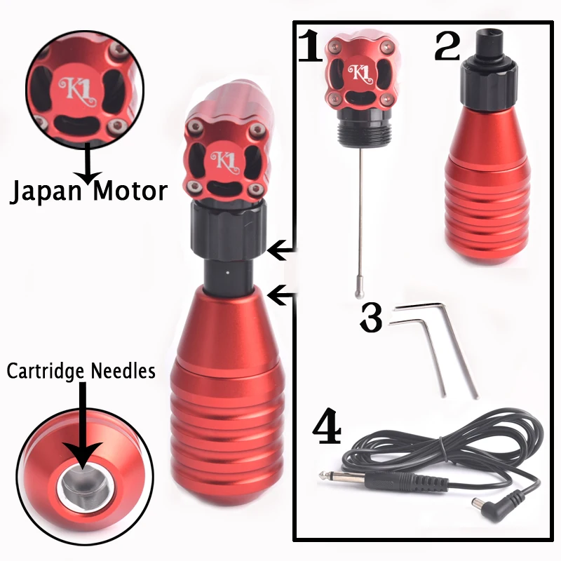 

High Quality Rotary Machine King Kong Tattoo Cartridge Machine Tattoo Rotary Tattoo Machine Strong Quiet Motor Supply