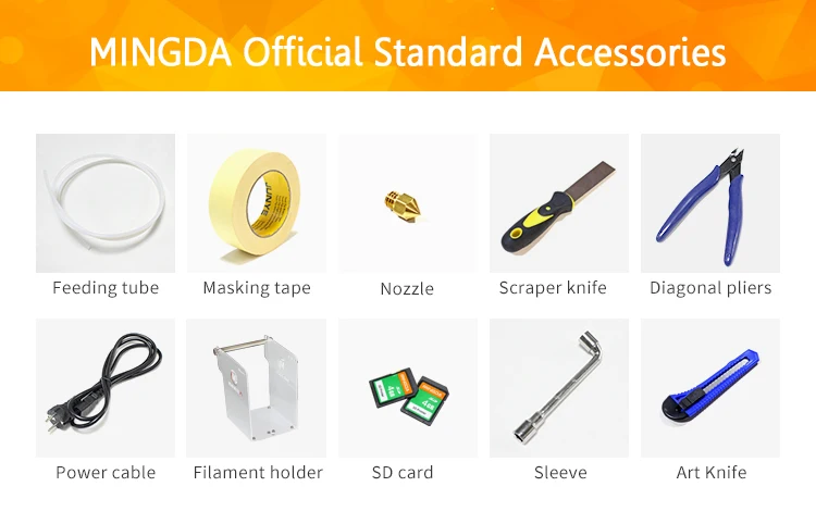  China Top Consumer 3D Printers Plastic PLA ABS Materials 3D Printer Machine for 3d Printing Prototy