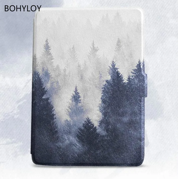 

BOHYLOY smart cover case imitation leather stand cover for Amazon kindle paperwhite 3 case KPW123 Reader Cover 958 e-Books Case