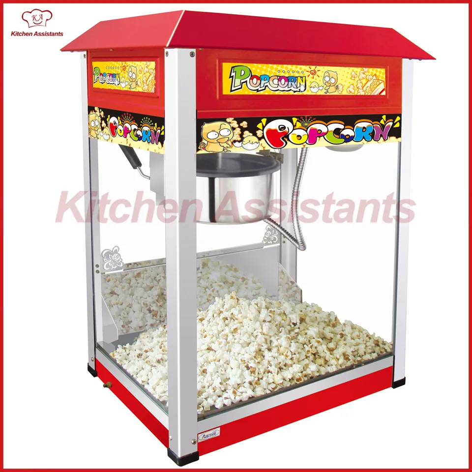 

VBG802 Counter top Electric Professional automatic popcorn machine maker with big volume