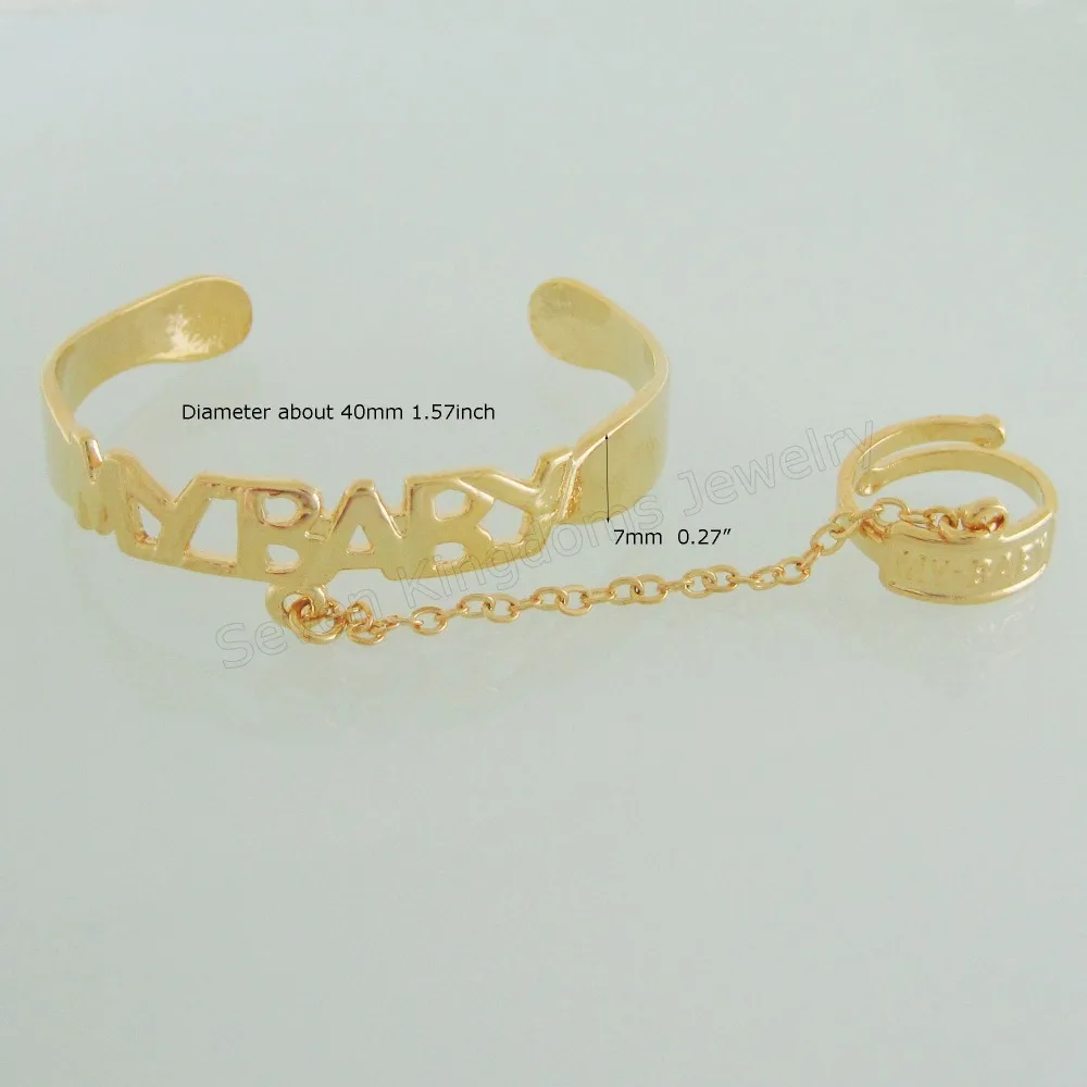 MIN ORDER 10 LAKI LAKI ATAU ANAK PEREMPUAN BANGLE KATA BAYI SAYA