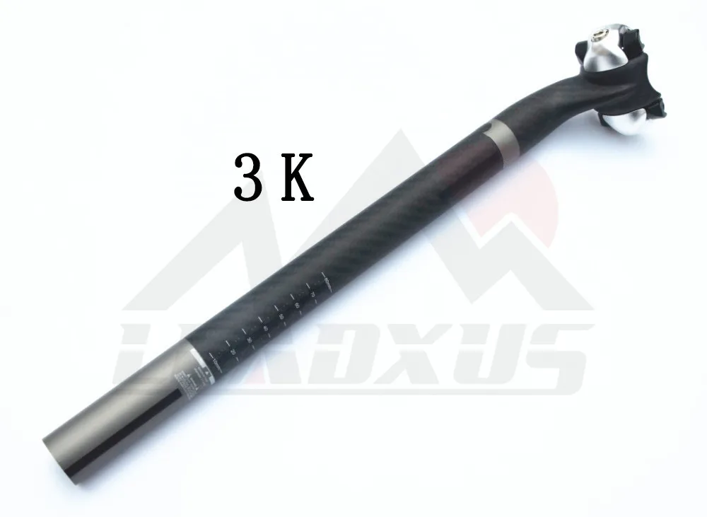 LEADXUS GSP11 UD/3 K углеродная подседельная труба для велосипеда 27,2/31,6 мм диаметр 350 мм Дорожный велосипед/MTB велосипед углерод сиденье - Цвет: 27.2mm x 350mm 3K