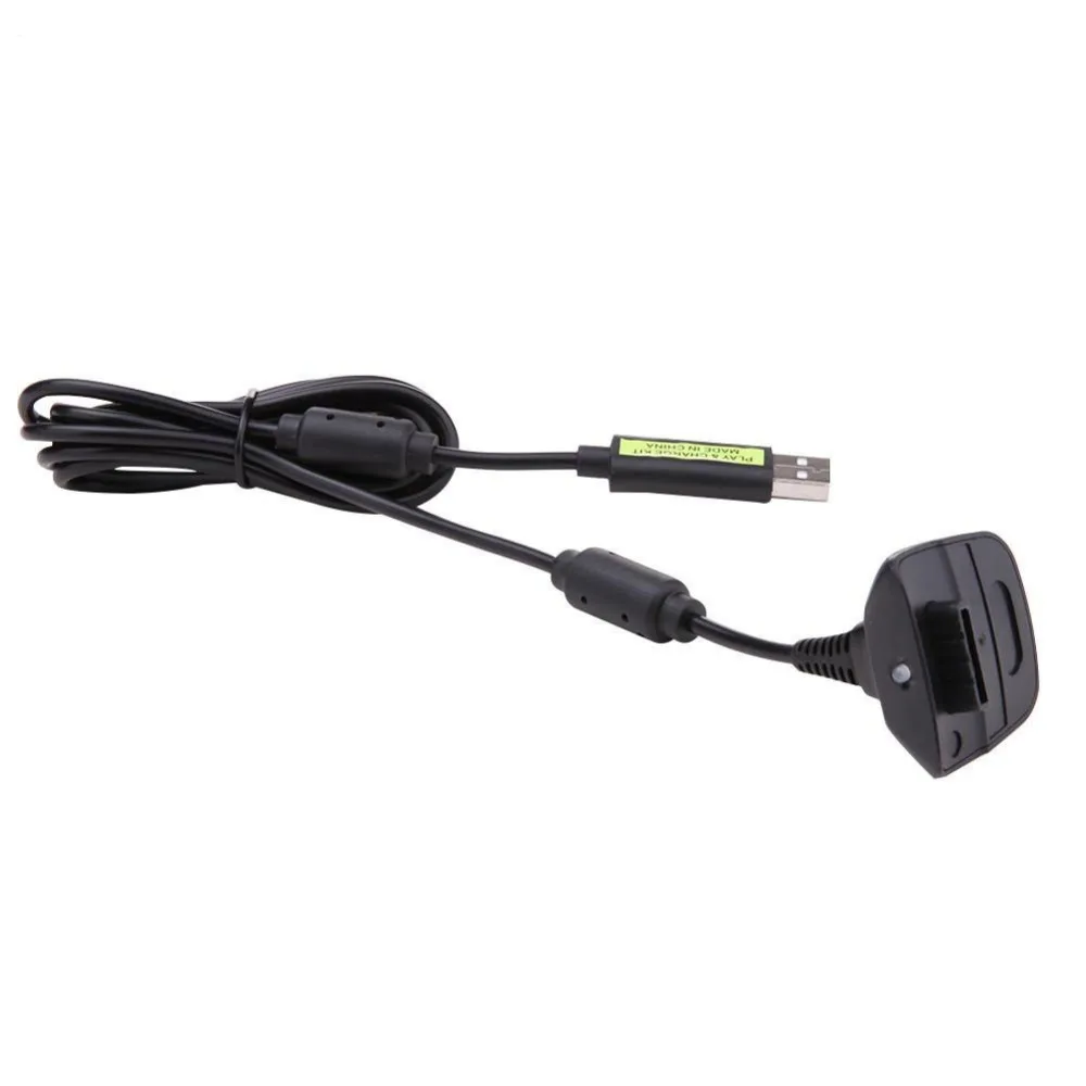 Беспроводной контроллер 1 8 м зарядный кабель черный USB для зарядки комплект Xbox 360
