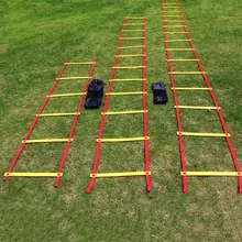 Прочный 9 рун 16,5 футов 5 м ловкость лестница для футбола и тренировка скорости в футболе оборудование для фитнеса SPT0608