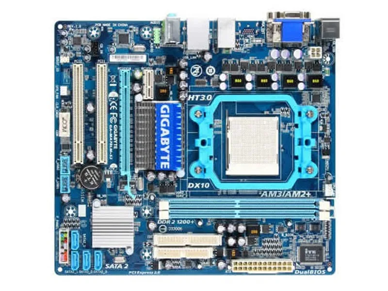 

For Gigabyte GA-MA78LM-S2 Original Used Desktop Motherboard MA78LM-S2 780G Socket AM2 AM3 DDR2 SATA2 USB2.0 Micro ATX