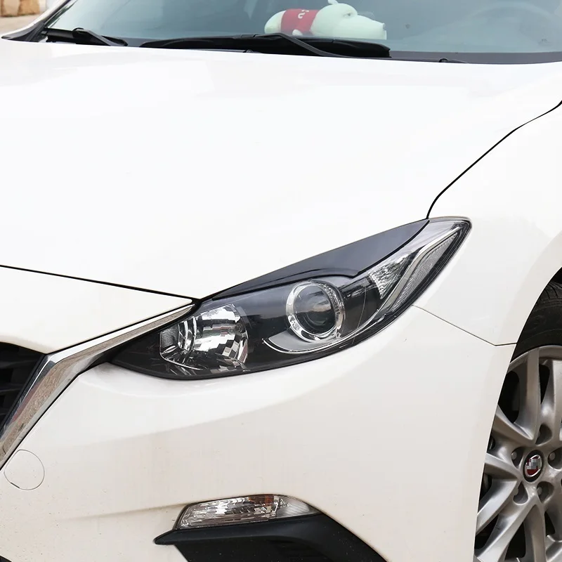 

Headlamp Lamp exterior promote automovil automobile parts trim car styling bright sequins accessories FOR Mazda Axela
