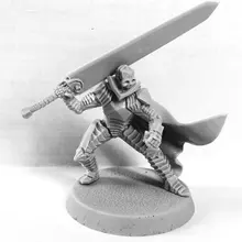 [Loong Way миниатюры] Klukva миниатюры бронированный большой фехтовальщик 35 мм Полимерная миниатюра