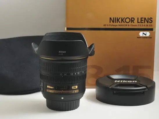 US $1.198.00 Nikon AFS FISHEYE NIKKOR 815MM F3545E ED Lens For D850 D810 D7500 D7200 D610