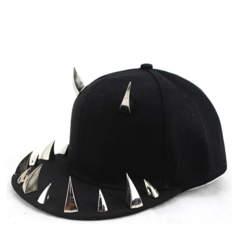 Seioum шипованные заклепки ногтей ручной работы люксовый бренд snapback для женщин мужчин Белый Черный Новинка Бейсболка Шапки