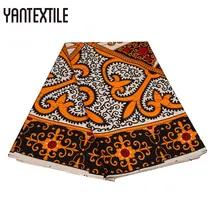YANTEXTILE новые ткани дизайн 6 ярдов Заводская Акция Анкара ткань Африканская настоящая восковая печать Африканский Воск Tissu