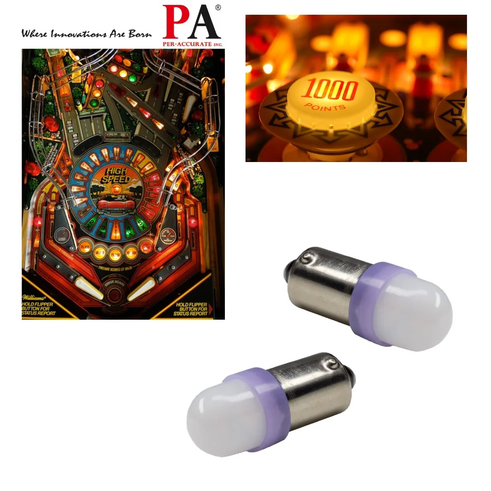 PA светодиодный 50 шт x#1893#44#47#1847 BA9S 2SMD 2835 Светодиодный ...