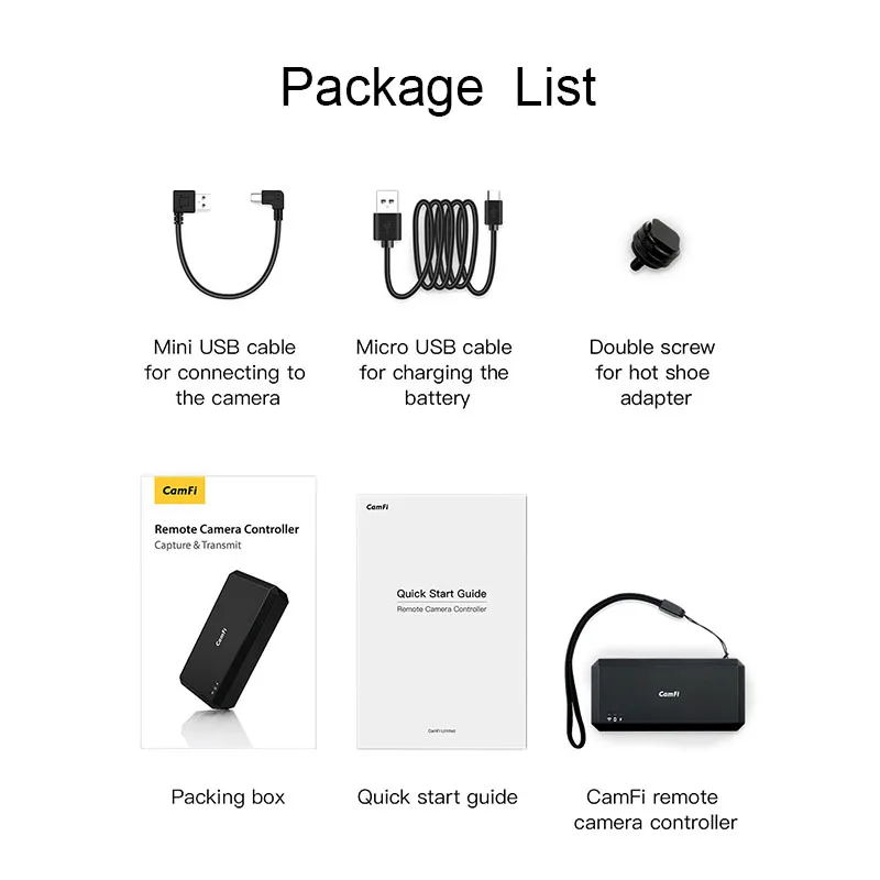 CamFi CF102 Wireless Wifi DSLR Camera Remote