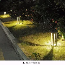 4 ray way современный светодиодный уличный парк садовая световая лампа забор с воротами свет открытый светодиодный Прихожая дорожка прохода Газон лампа свет