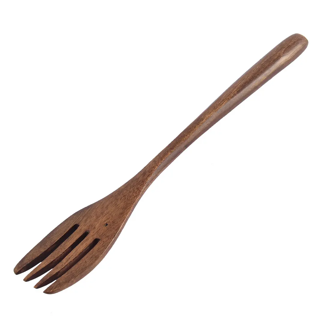 UXCELL Kitchenware Wooden Noodle Vermicelli Dinner Cutlery Fork 17.5Cm