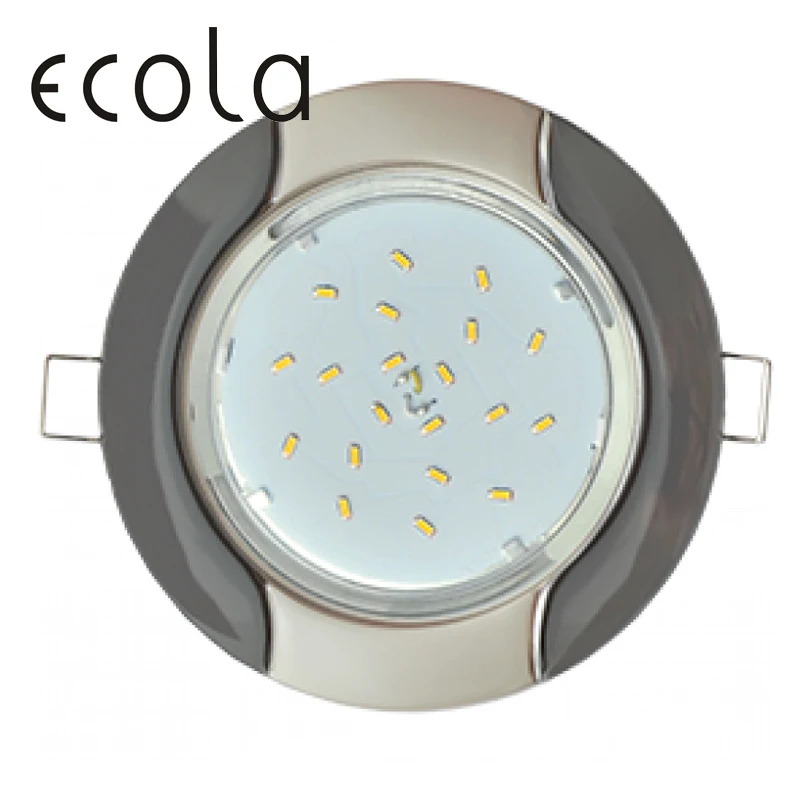 Ecola GX53 H4 Двухцветный тонкий встраиваемый светильник &quotВолна&quot для ламп 36x106