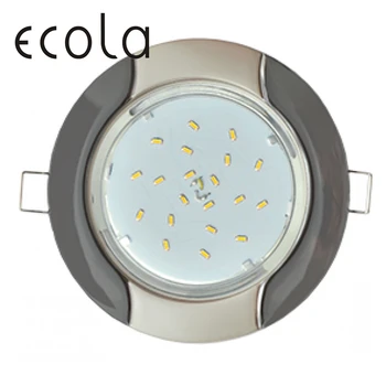 

Ecola gx53-h4 two-tone slim recessed lamp "wave" for lamps gx53 36x106mm