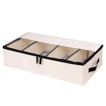 

Compartment Dustproof Thick Fabric Cover Storage Box for Home Bedroom