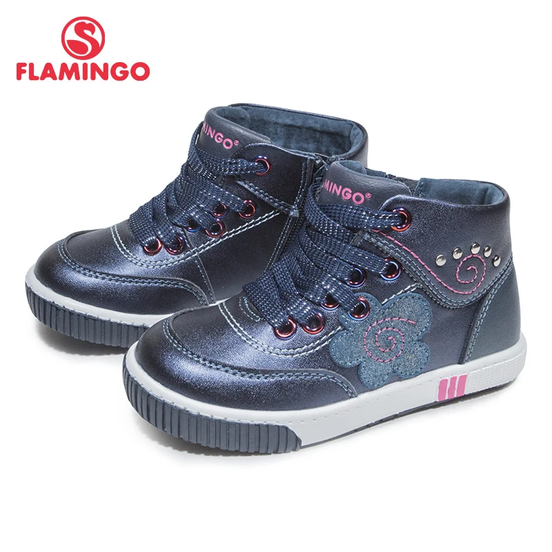 Ботинки прогулочные FLAMINGO для девочек 72B-BST-0313 | Детская одежда и обувь