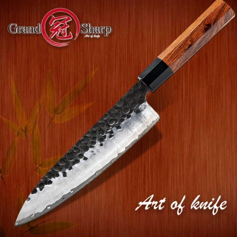  Handmade Chef Knife 3 layers Japanese AUS10 steel Kitchen Knives ECO Friendly Cooking Tools Vegetab - 32982253907