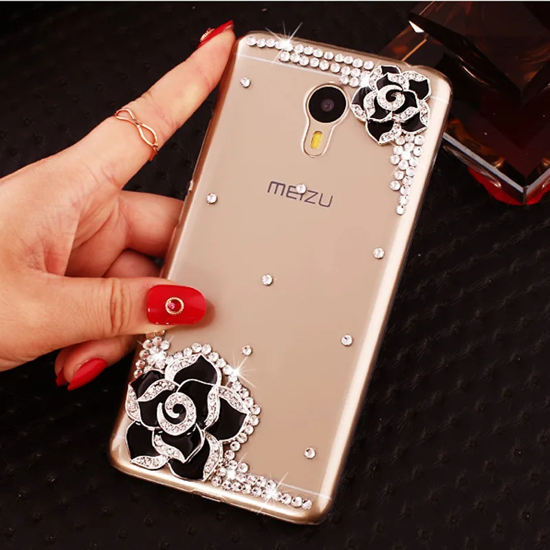 Glitter Bling Rhinestone Case for Meizu 17 16 Plus 16Xs 16T 15 Lite MX5 MX6 U10 U20 Pro 6 6s 7 Plus M15 M5 M6 Note M5c M6s Cover best meizu phone case brand