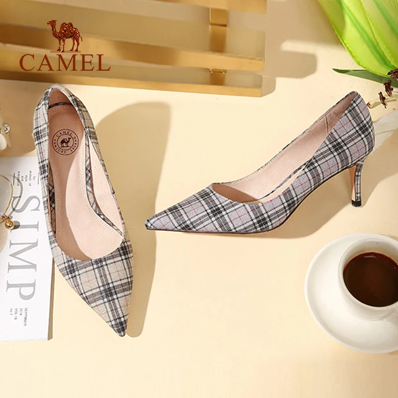 À Mode Décontracté Cuir Simples En Haute Chaussures Dames Habillées Talons Partie apricot Hauts Sexy Femmes De Pour Purple Nouveau Talon Chameau Pompes xqw7v8Oznt