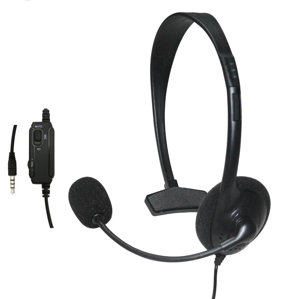 

Wired Headset Headphone Earphone Microphone for Sony PlayStation 4 PS4 Game