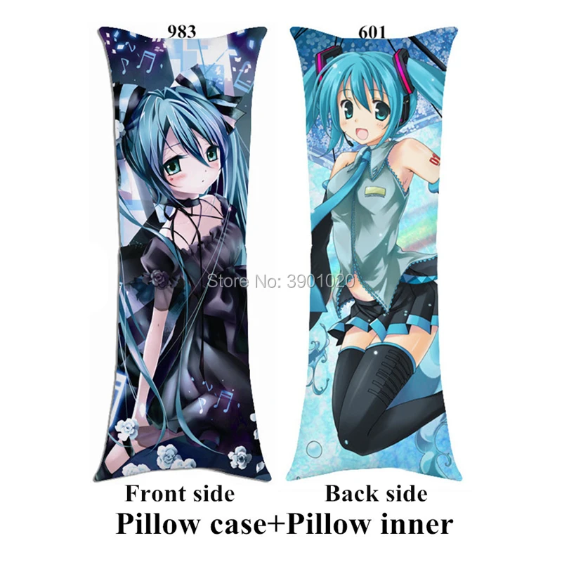 

New Arrival Anime Hatsune Miku girl long body Pillow within inner customize 40cm*100cm