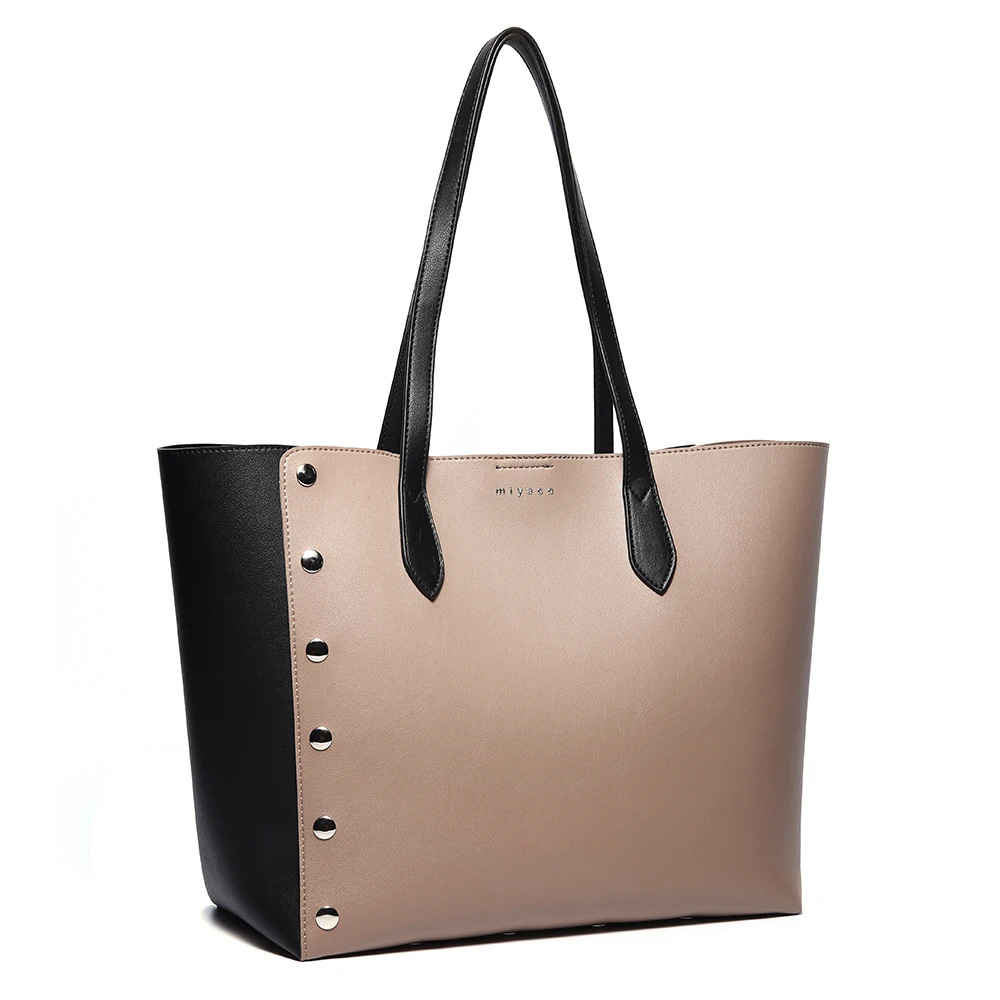 large leather shopper bag