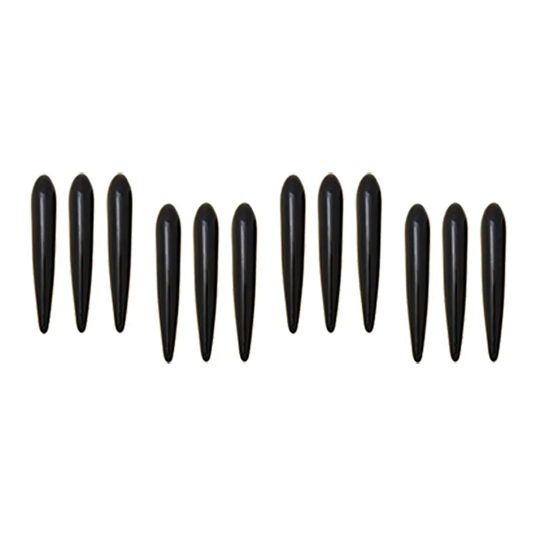 

X Autohaux Black 12 Pieces Car Door Decorative Sticker Guard (Yi-46)
