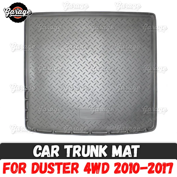 Автомобильный коврик багажника для Renault Duster 4WD 2010-/- аксессуары защита коврового покрытия заднего багажника автомобиля для укладки