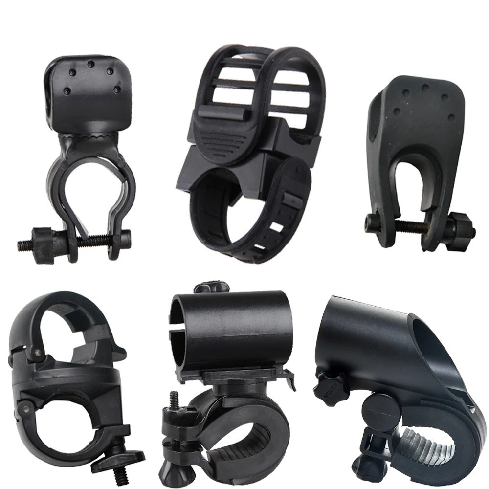 

Q5 C8 0-360 Degree Bicycle Handelbar Light Holder MTB Bike Multifunction Large-diameter Lamp Clip Rotation / Bicycle Accessories