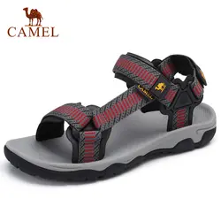 CAMEL/мужские и женские уличные сандалии; повседневные удобные нескользящие высококачественные походные пляжные рыболовные сандалии