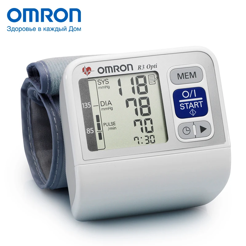 Omron R3 Opti (HEM-6200-RU) Blood pressure monitor Home Health care Heart beat meter machine Tonometer Automatic Digital