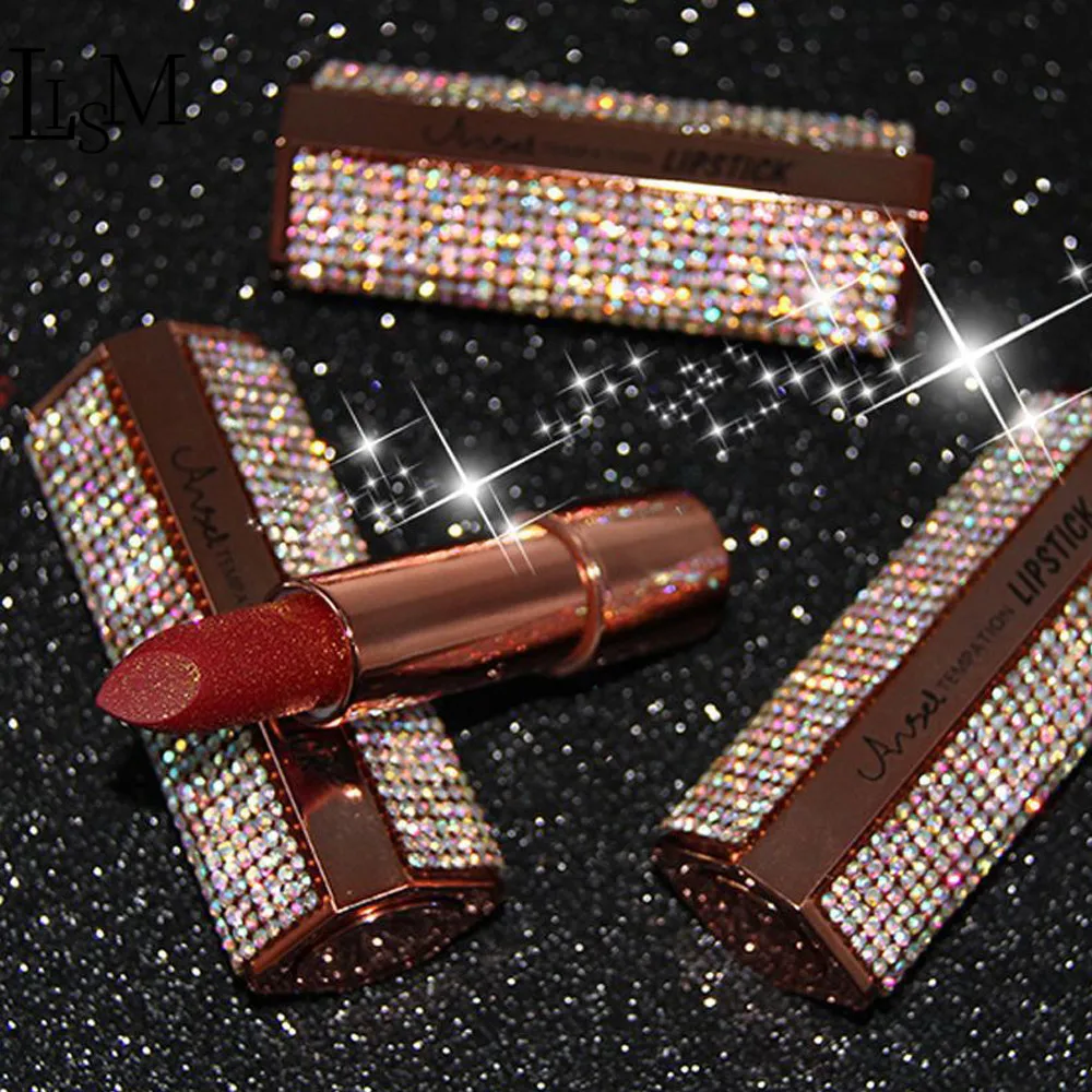 

LISM New arrival Galaxy Matte Lipstick Gold Diamond shell Sexy Lip Stick 10 colors Moisturizing Long-Lasting Makeup Sexy lips