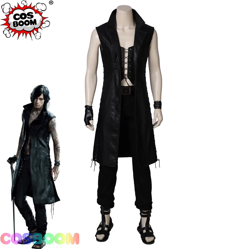 

COSBOOM DMC 5 V Mysterious Man Cosplay Costume Halloween Carnival Party Game Costume Devil May Cry 5 V Cosplay Costume