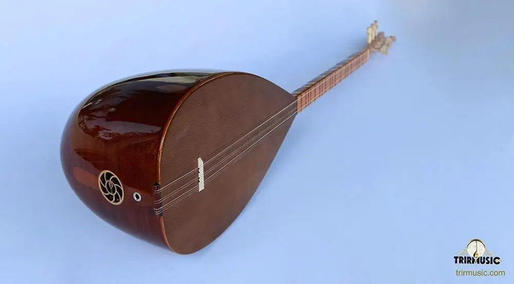 Турецкое качество короткий шейный красное дерево баглама SAZ для продажи ASK-111P