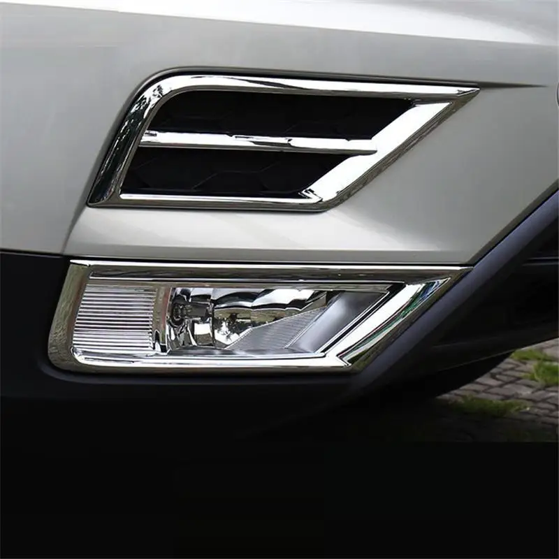 

Rear Panels Foot Pedal exterior durable automovil accessories parts car styling bright sequins 17 FOR Volkswagen Tiguan L