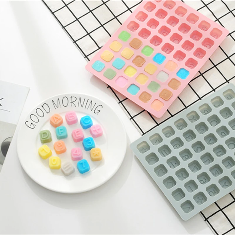 

26 Letter Numbers Symbols Silicone Cake tools Chocolate Muffin Baking Bakeware Cooking tools Jelly Cake Mould Mold Cookie Cutter