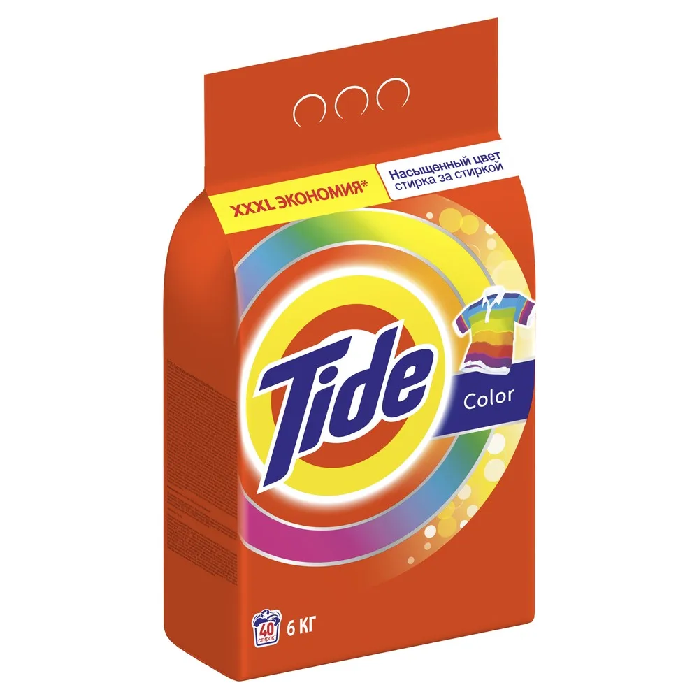 Стиральный порошок Tide Автомат Color 40 стирок 6 кг
